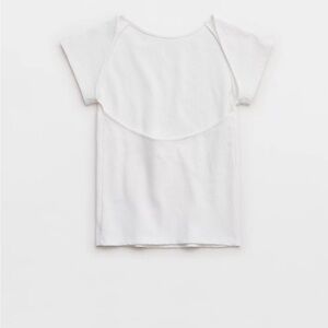 Aerie Ribbed Open Back Shirt